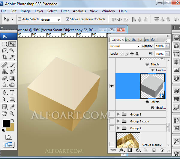 golden foil gift box